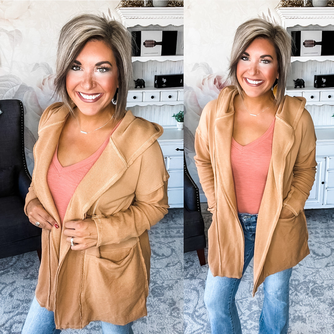 Running With You Hooded Cardigan
