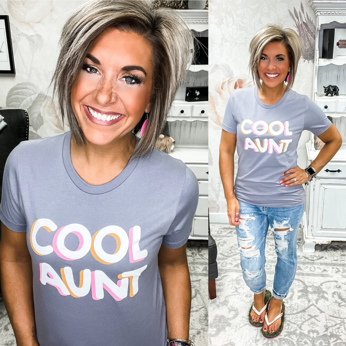 Cool Aunt Graphic Tee
