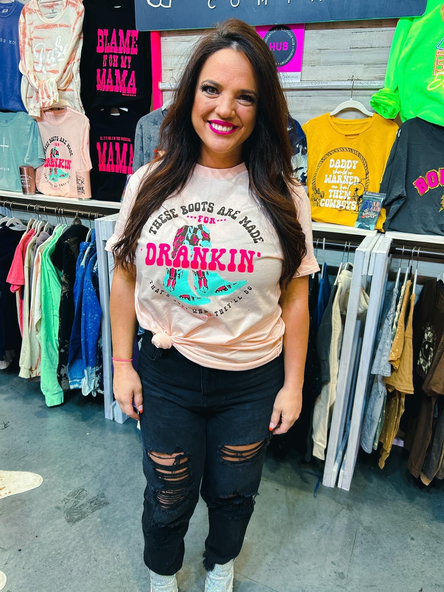 Boots Made For Drankin’ Graphic Tee