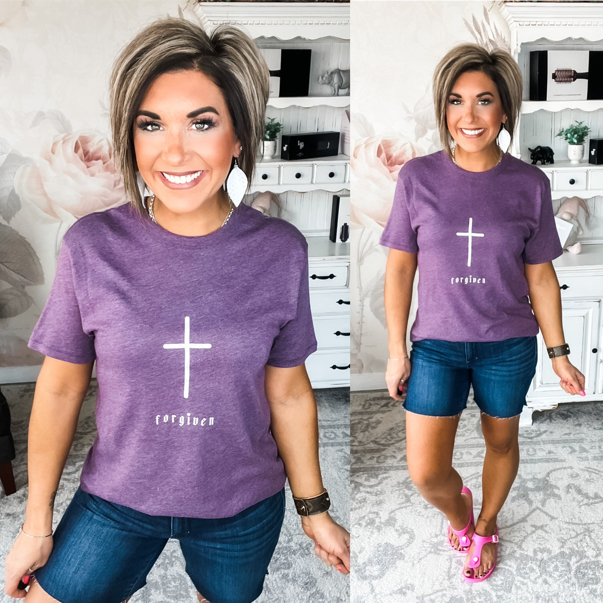 Forgiven Cross Graphic Tee