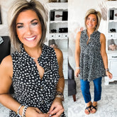 The Time Has Come Button Down Tunic