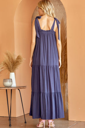 Working on Us Tiered Maxi Dress