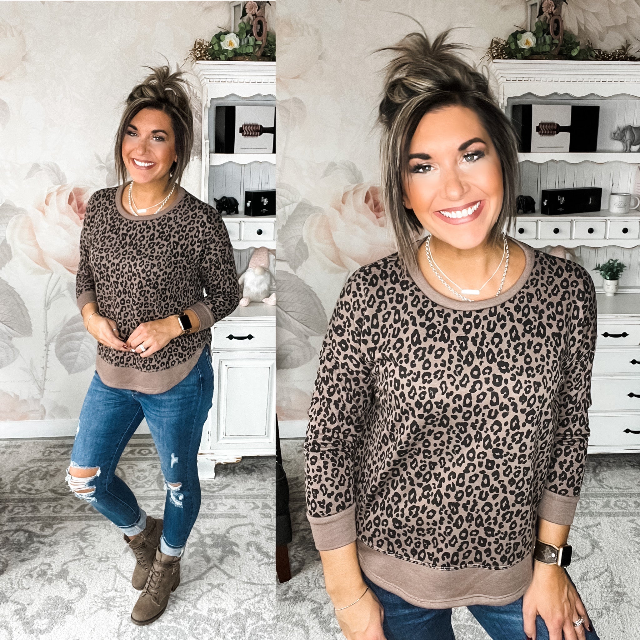 You Know It's True Leopard Pullover