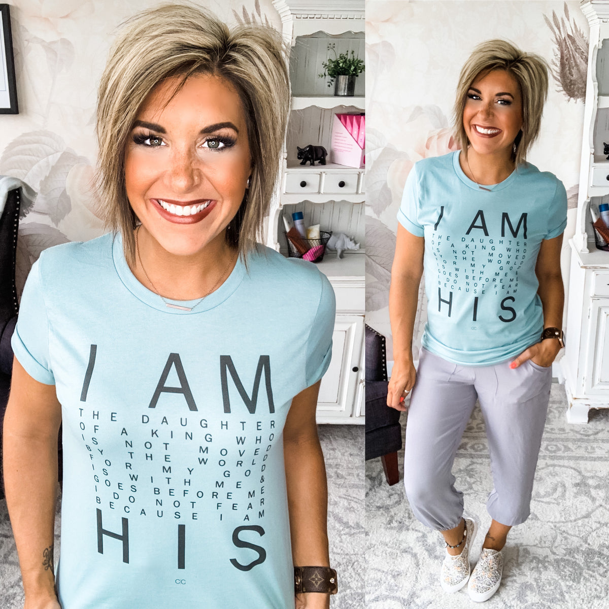 I Am His Graphic Tee