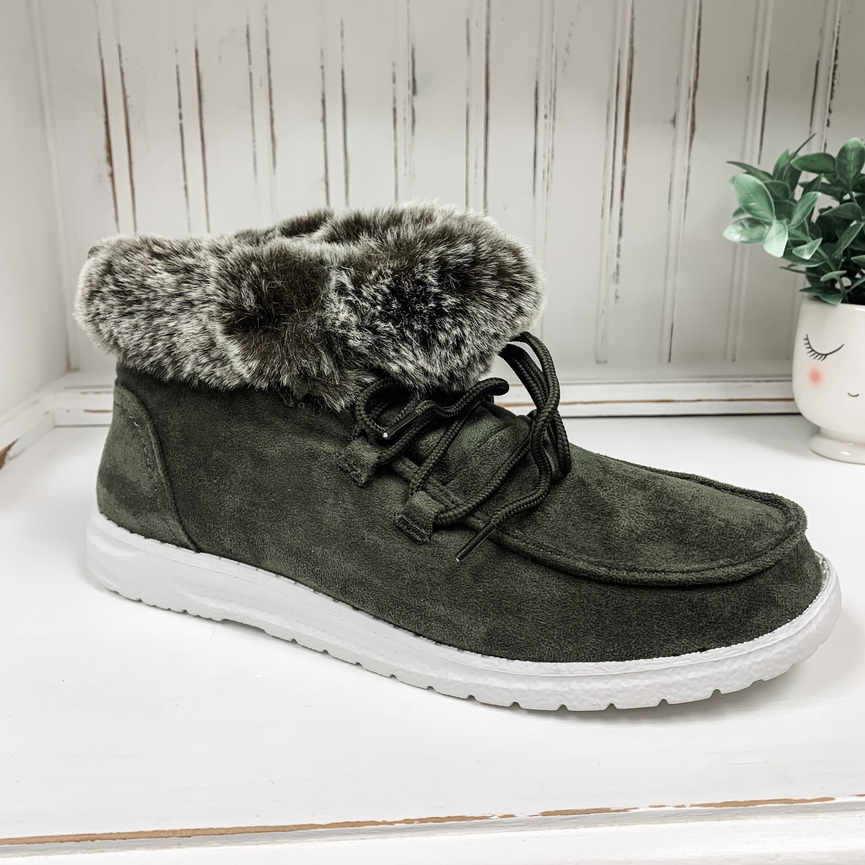 Farren Bootie- Khaki (aka Olive)