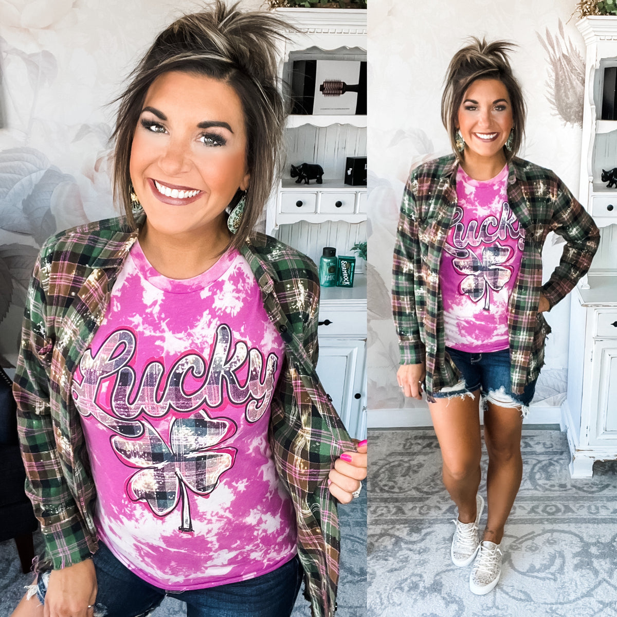Lucky Pink Graphic Tee