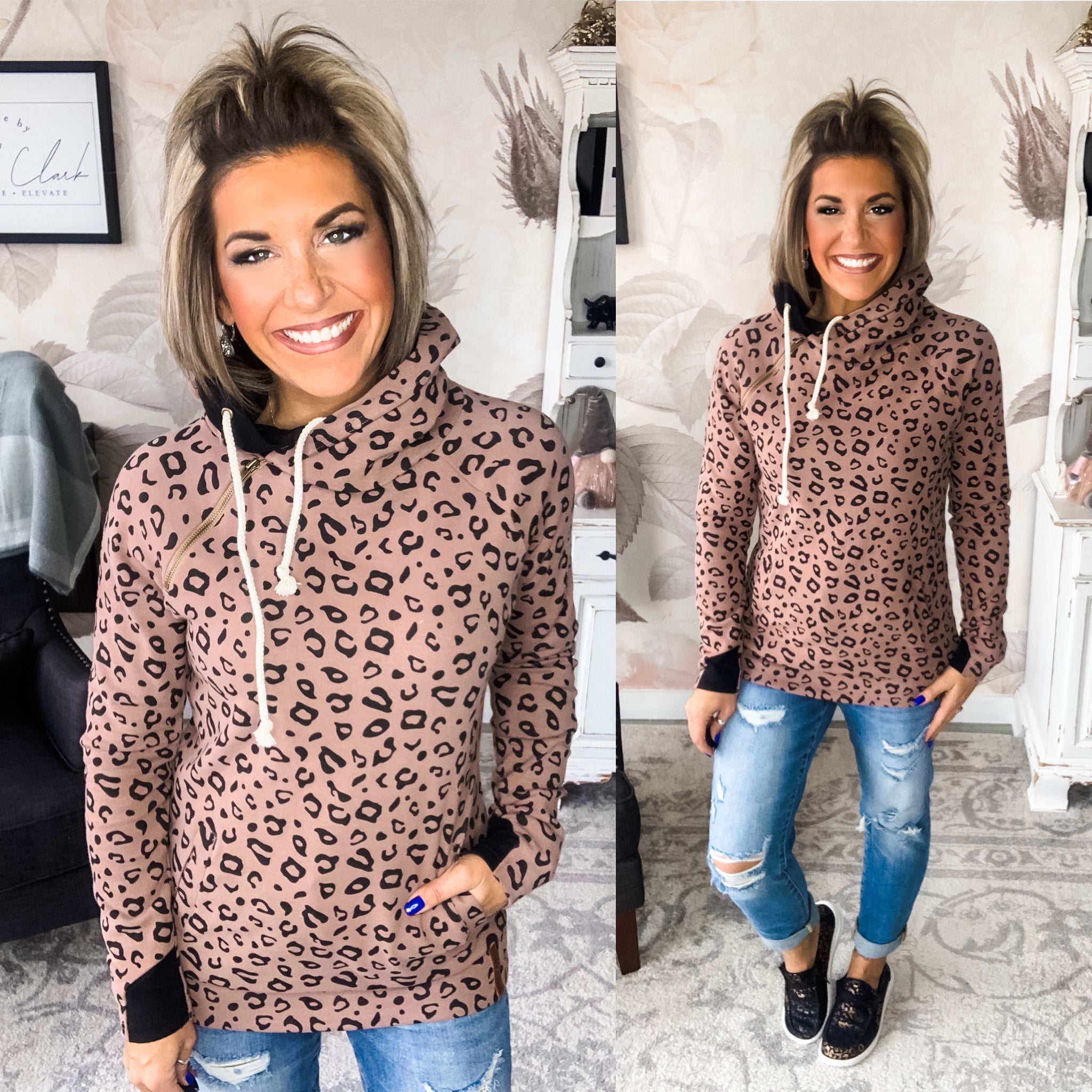 Ampersand Avenue Doublehood™ Sweatshirt - Picture Purrfect
