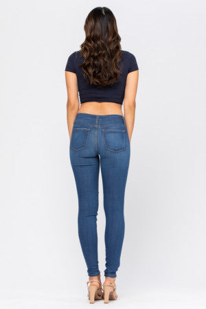 Judy Blue Skinny Jeans - Medium Wash