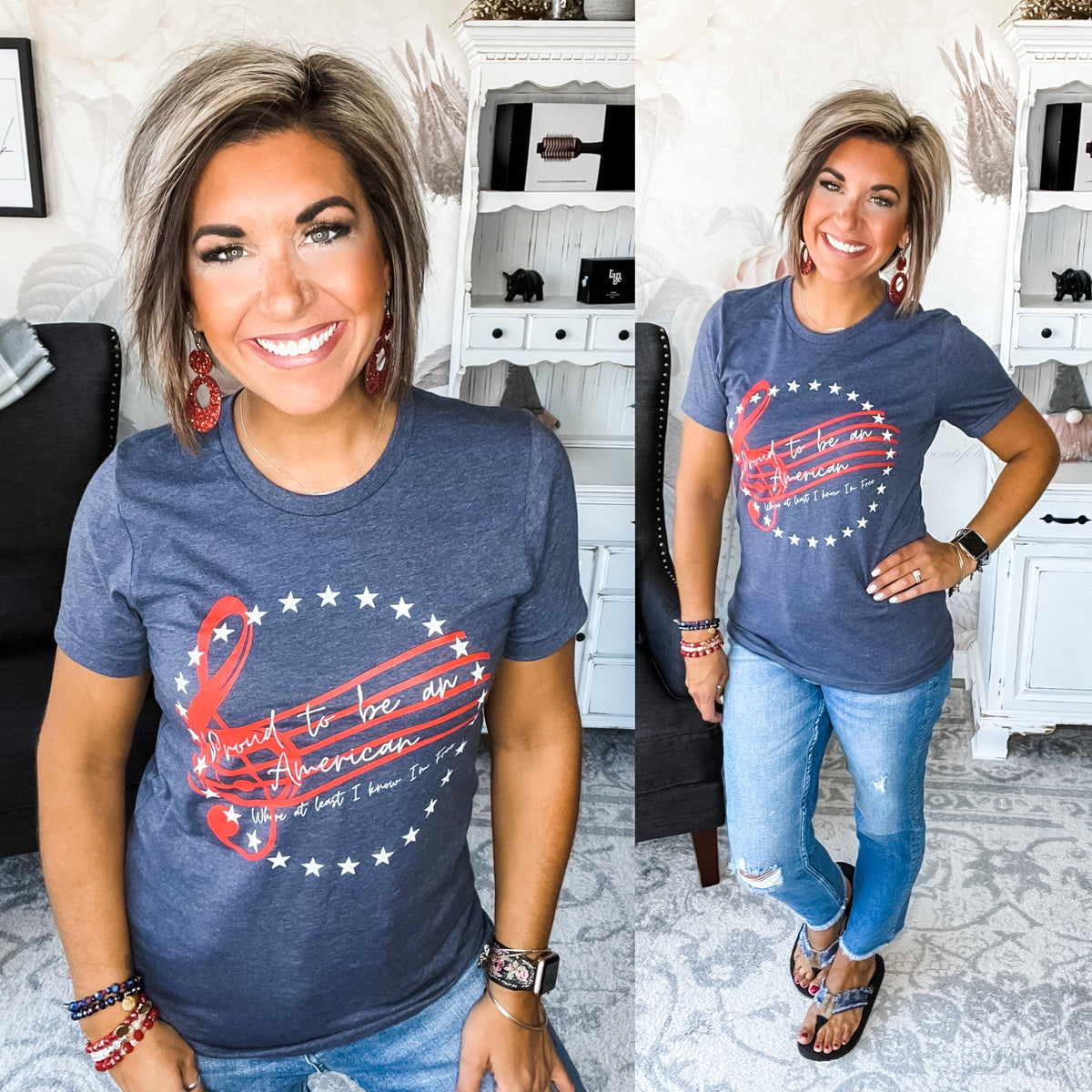 Proud to be an American Graphic Tee