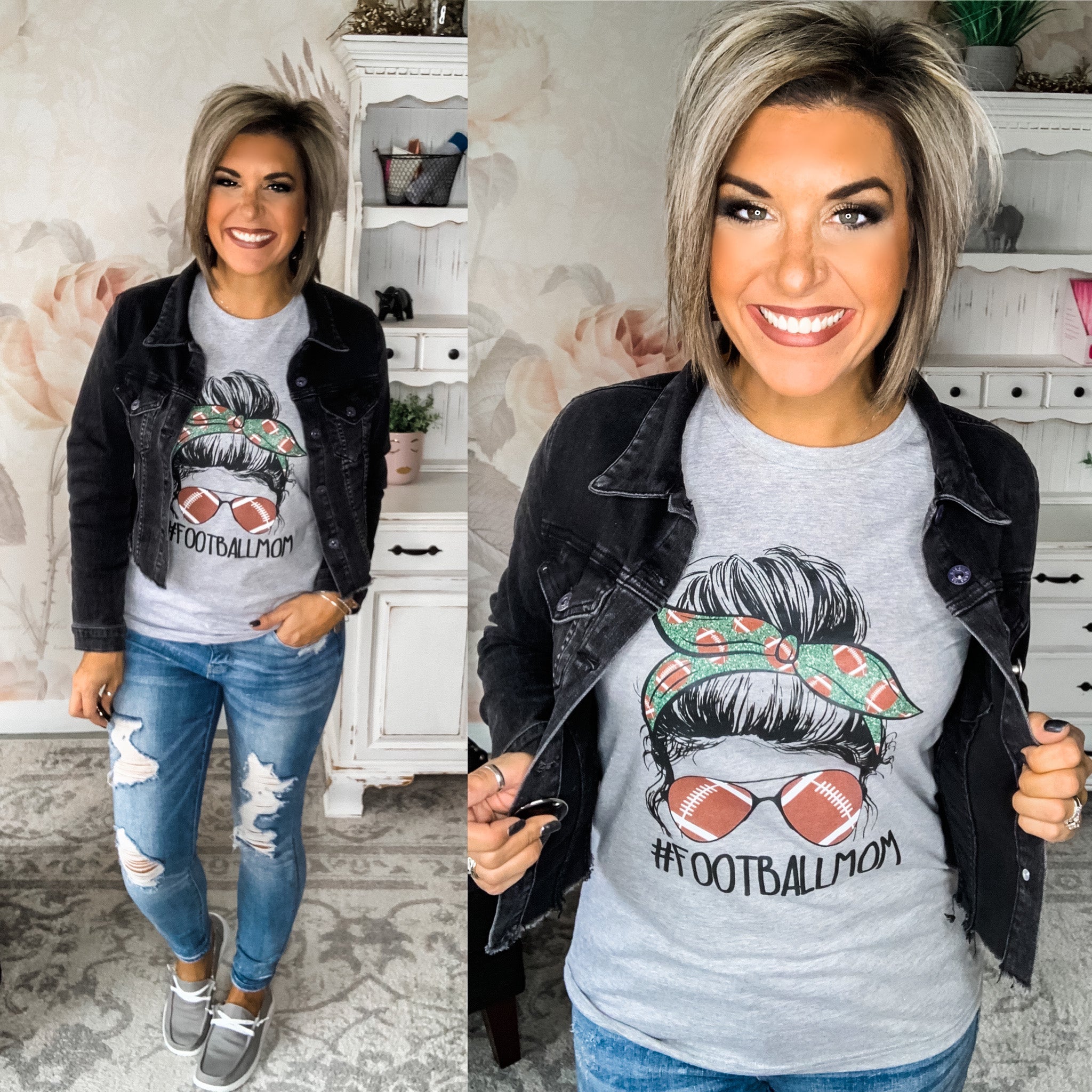 Football Mom Graphic Tee