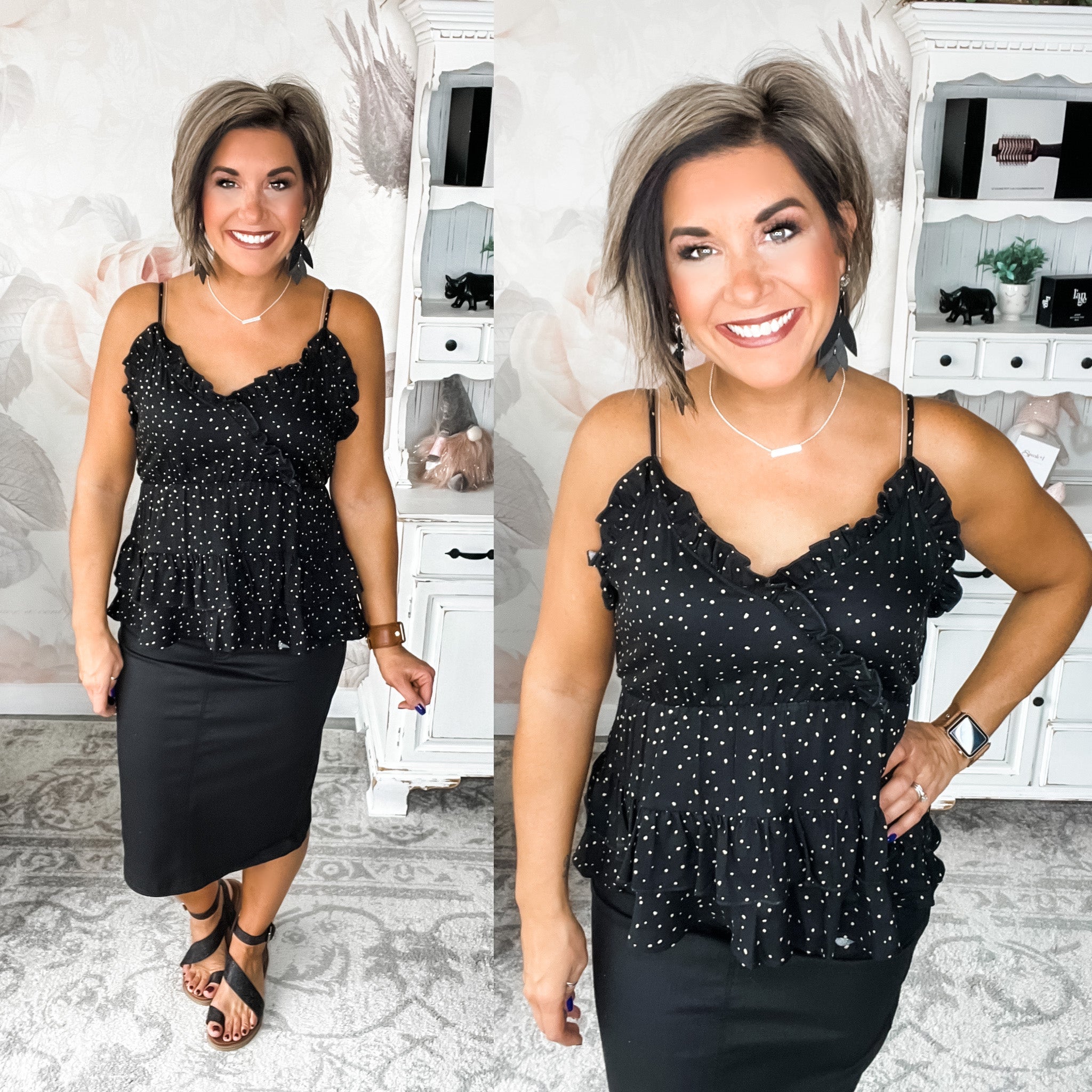 Long Awaited Love Peplum Tank