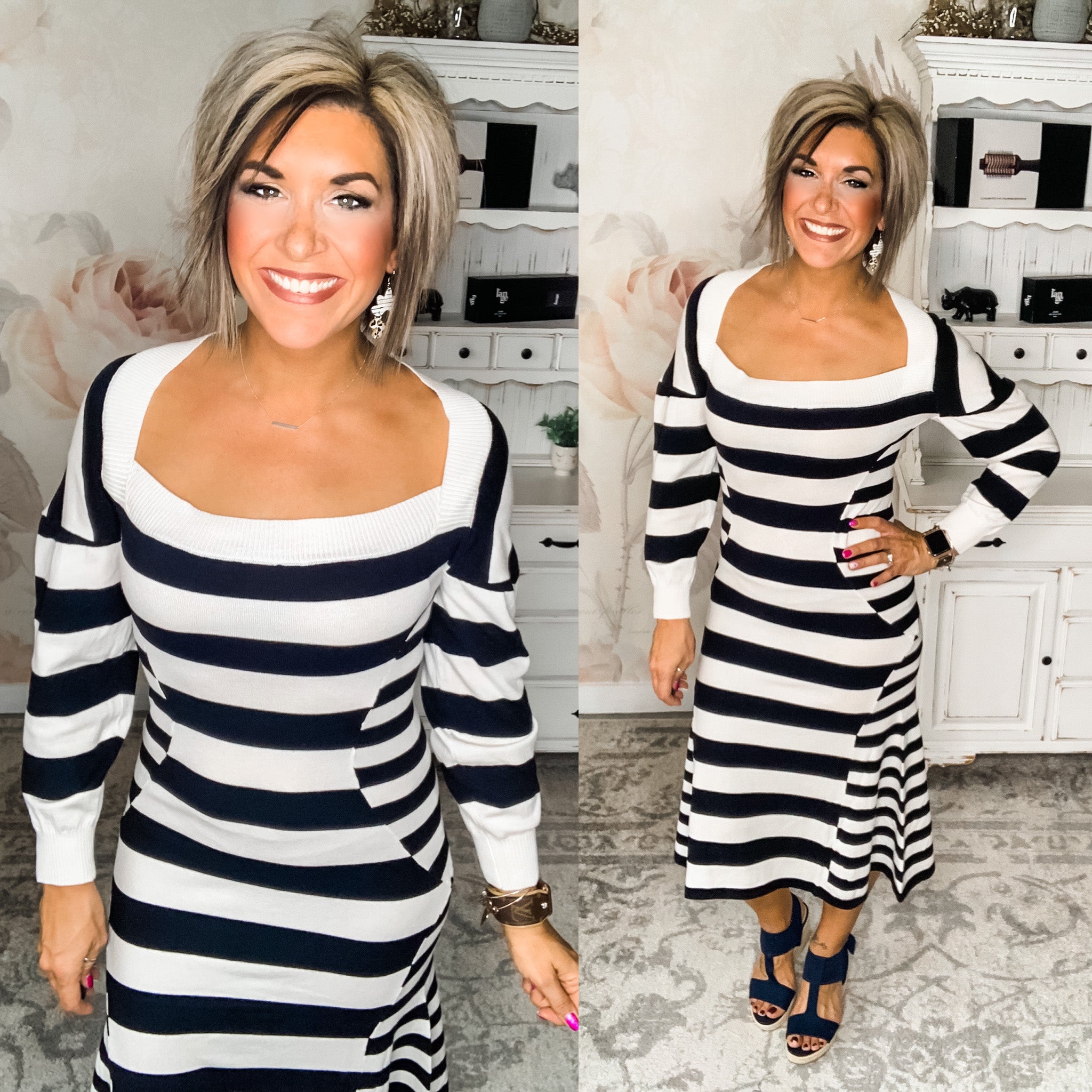 Fire In My Soul Striped Dress