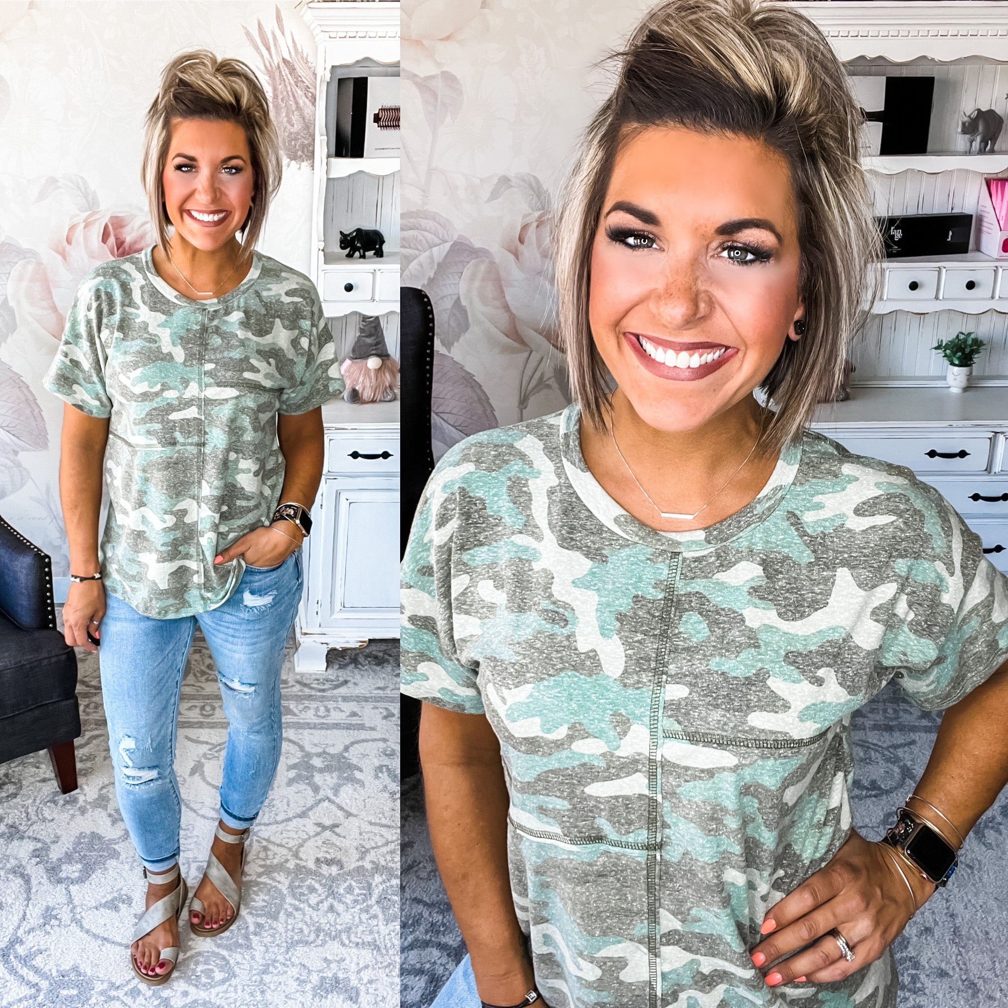 Save A Life Camo Tee