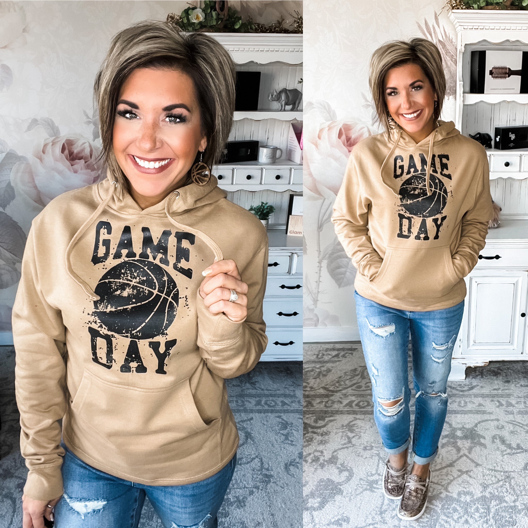 Basketball Game Day Hoodie