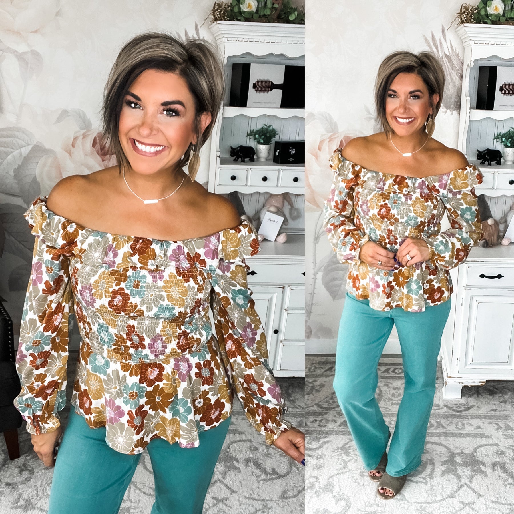 Give or Take Floral Blouse