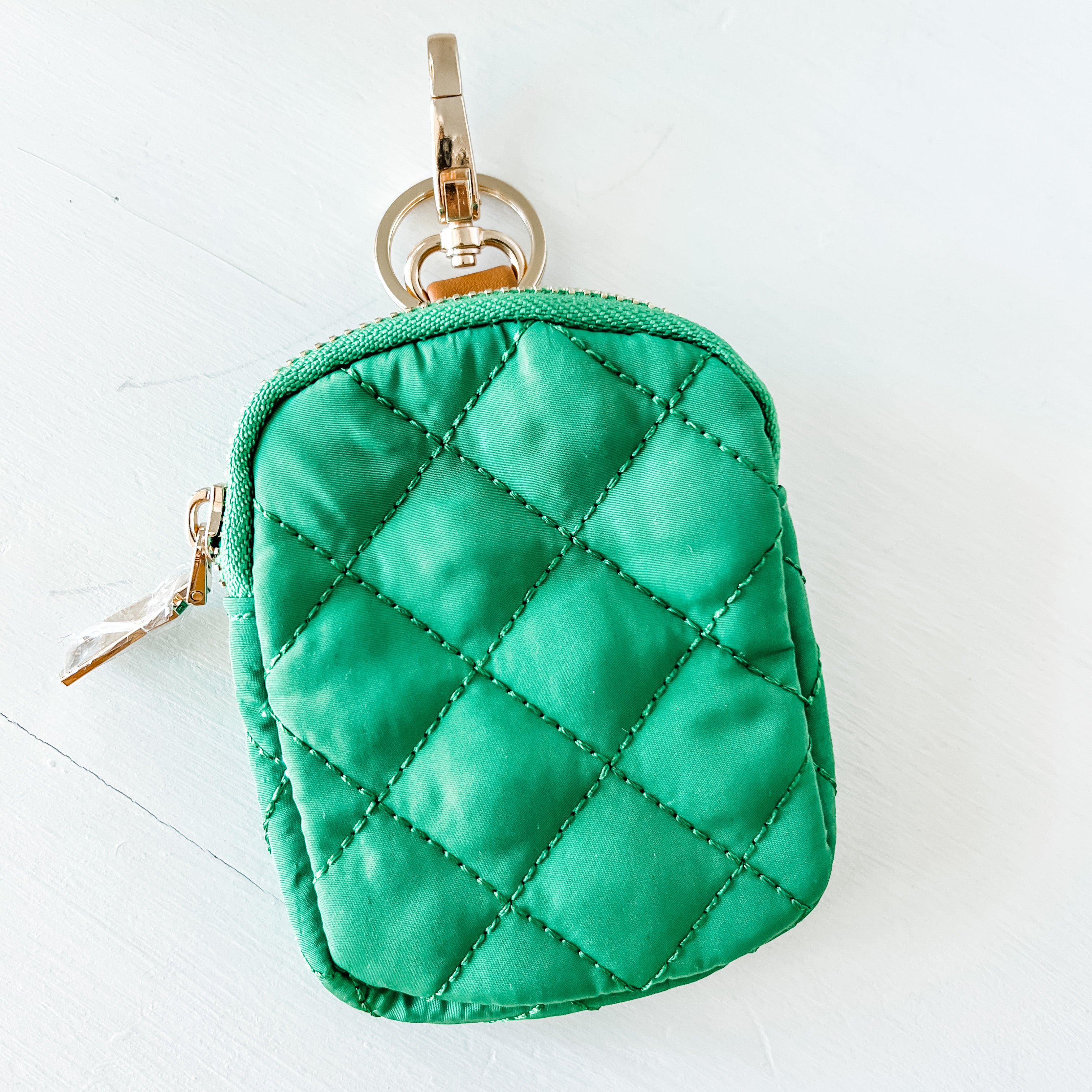 Gigi Clip On Pouch - Emerald