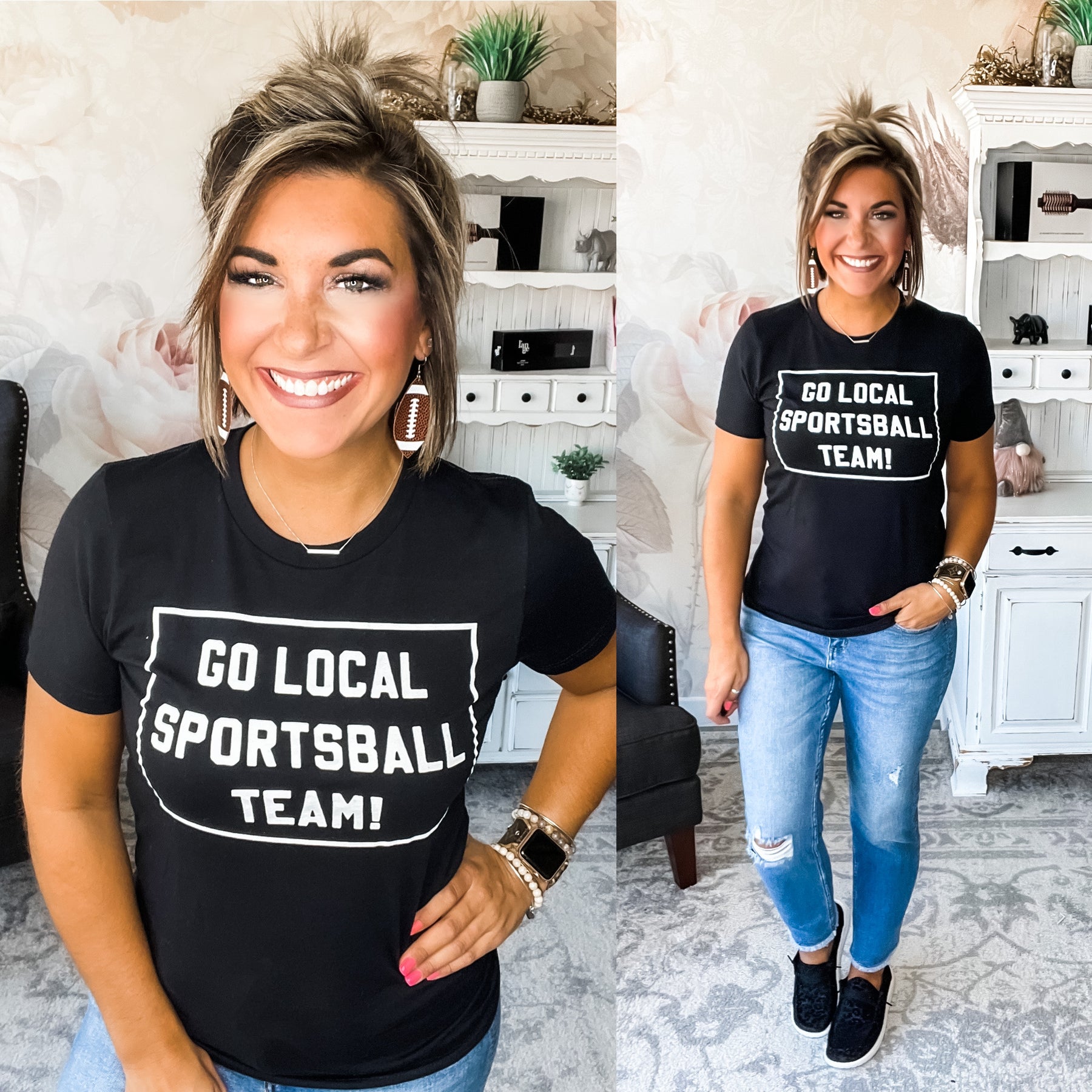 Go Local Sportsball Team Graphic Tee