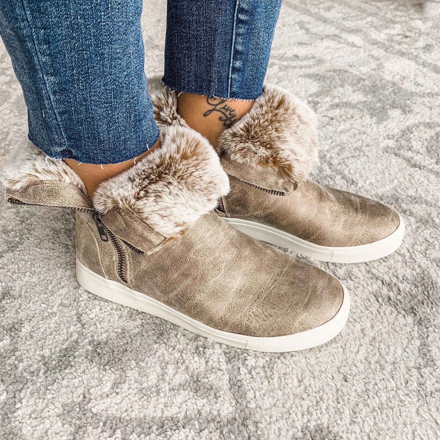 Plusher Bootie - Cream
