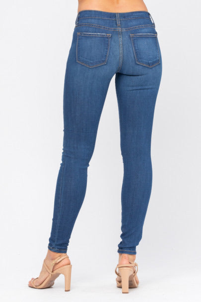 Judy Blue Skinny Jeans - Medium Wash