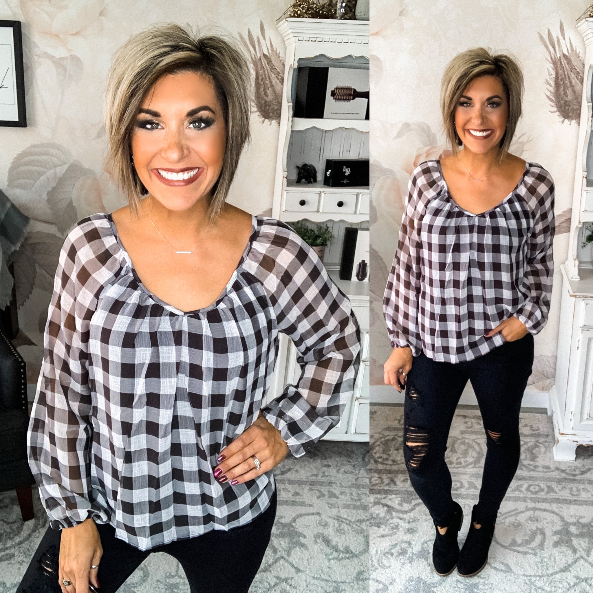 So Much Going On Blouse
