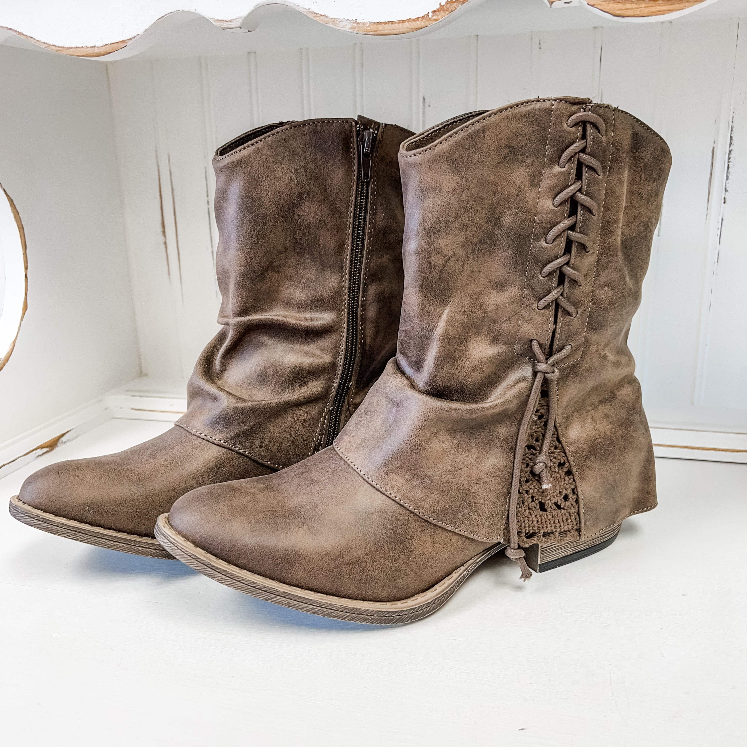 Sassy Boot - Taupe