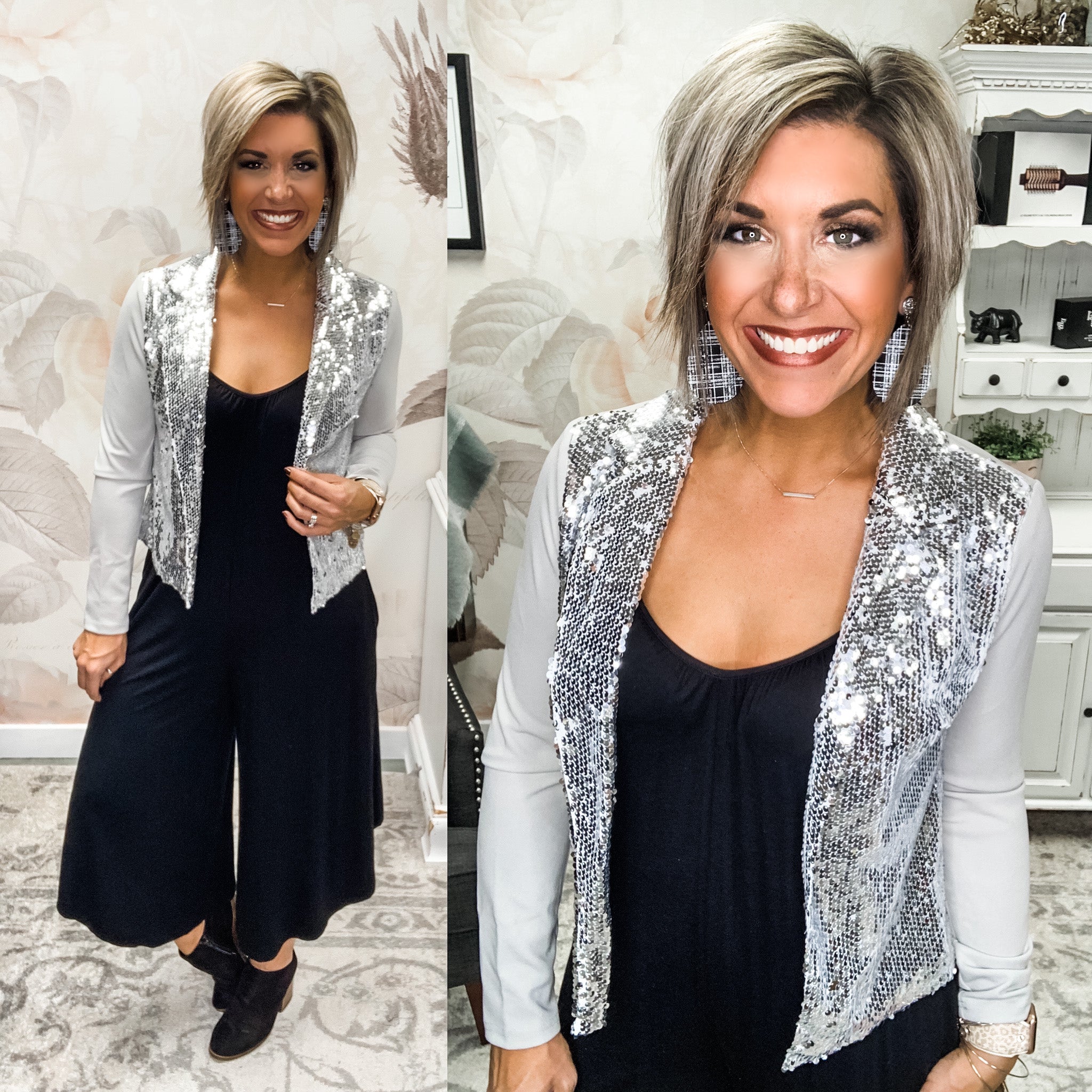 Dazzling Nights Sequin Blazer