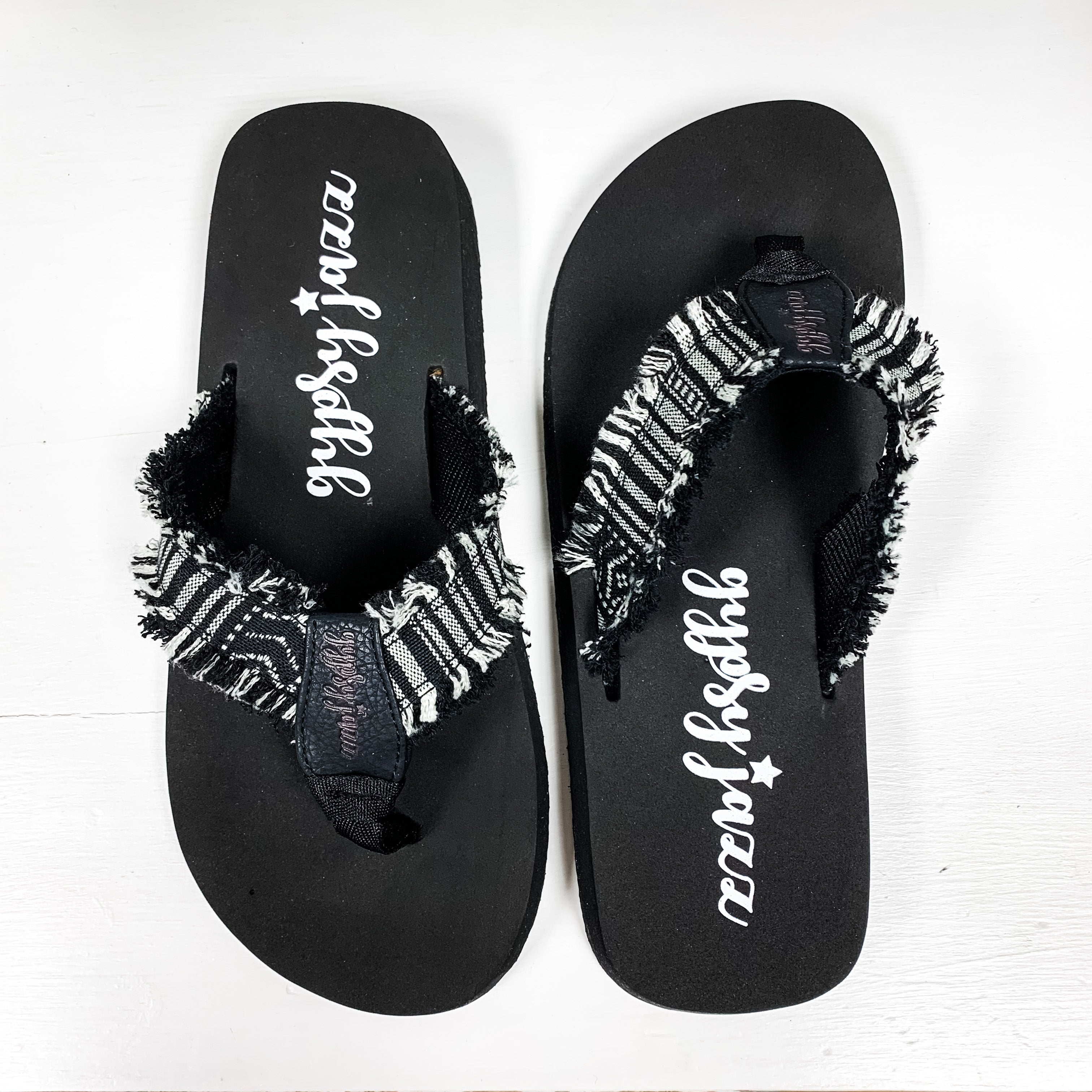 Encore Flip Flop - Black & White