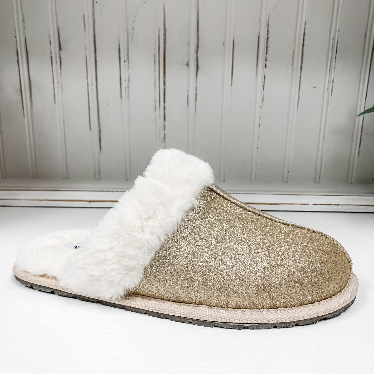 Deidre - Champagne Slipper