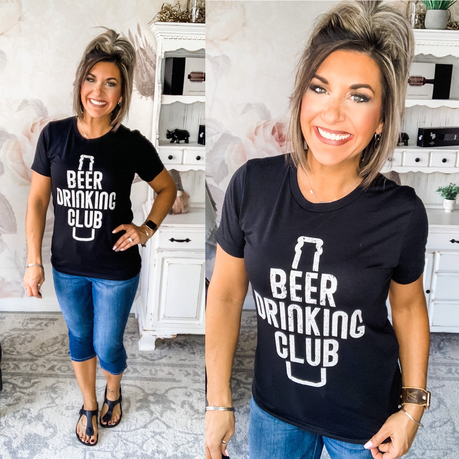 Beer Drinking Club Graphic Tee