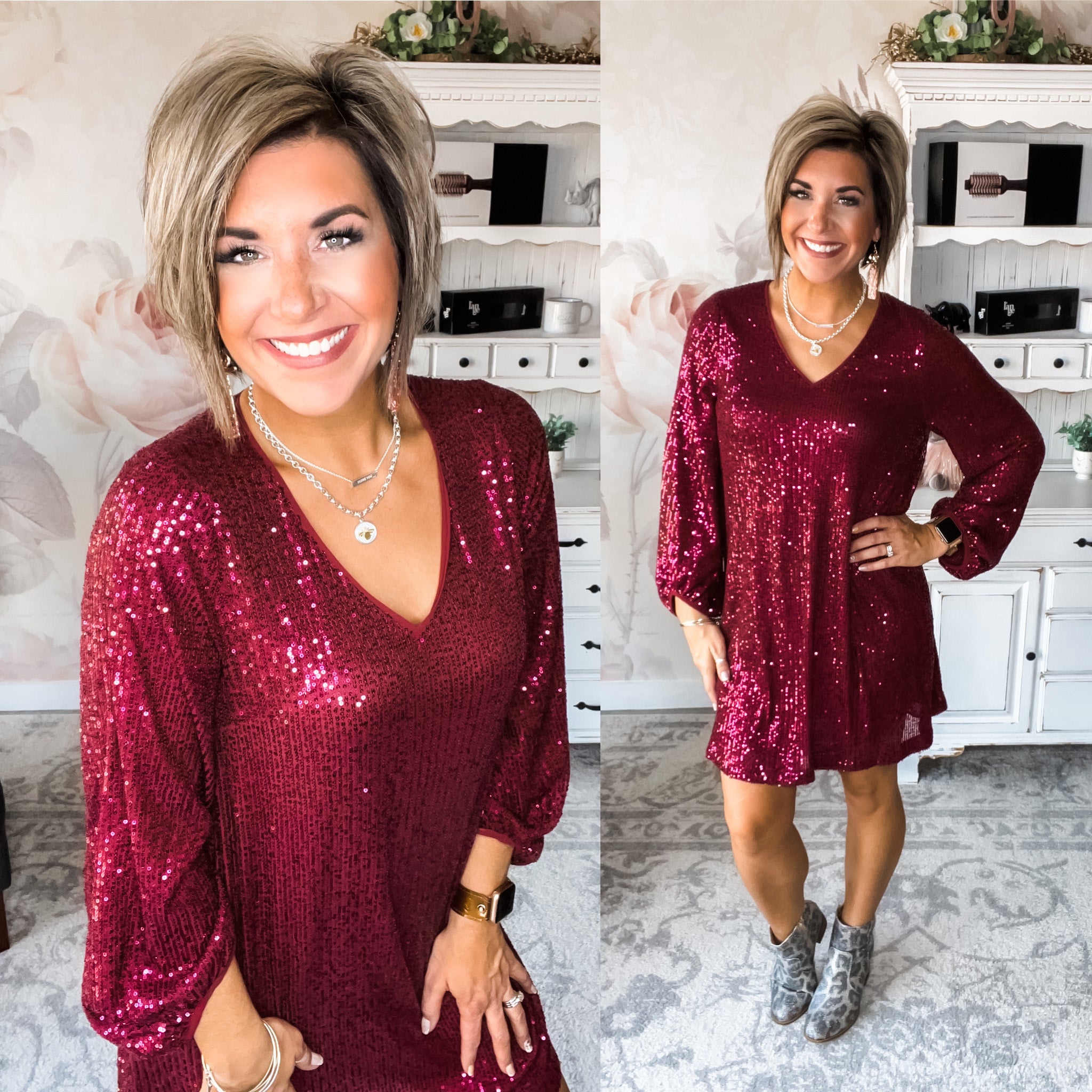 Set Me Free Sequin Dress