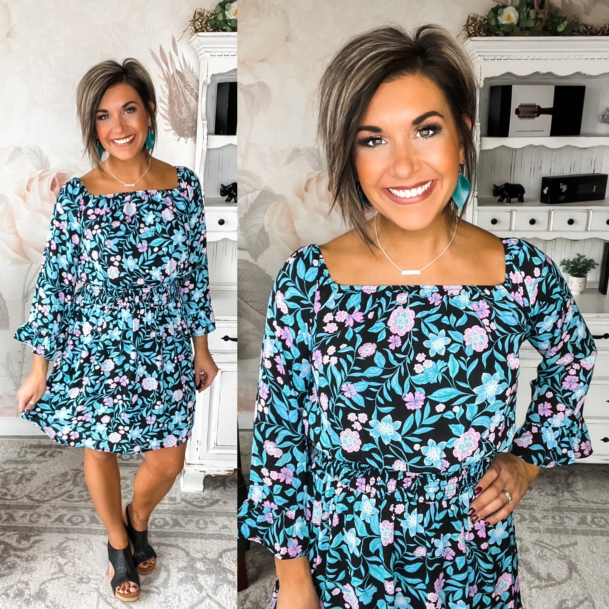 Think About It Floral Dress