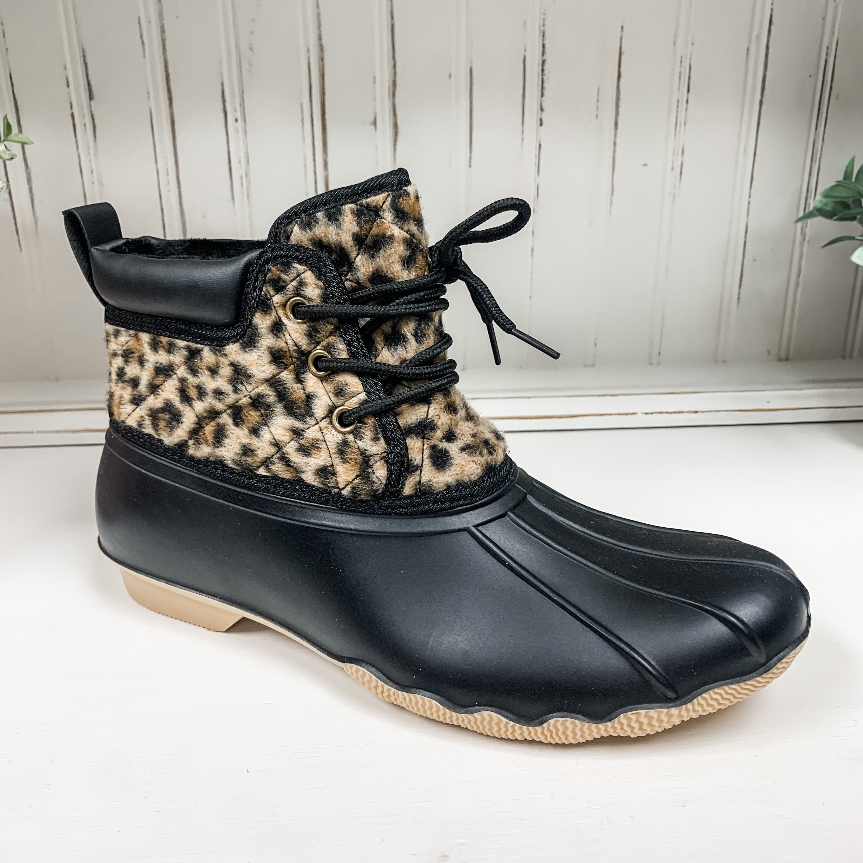 Quack Duck Boot - Black