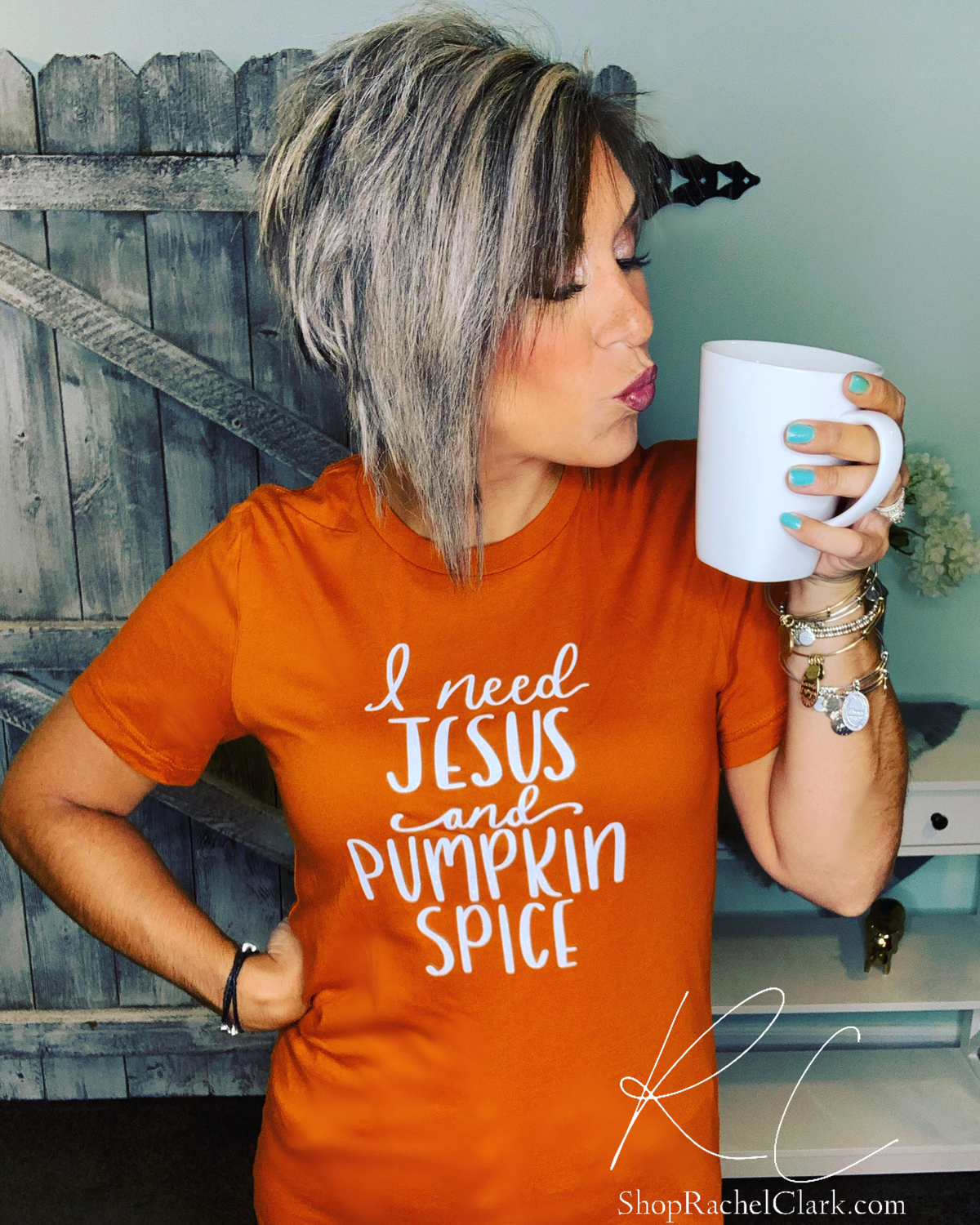 I Need Jesus and Pumpkin Spice Graphic Tee