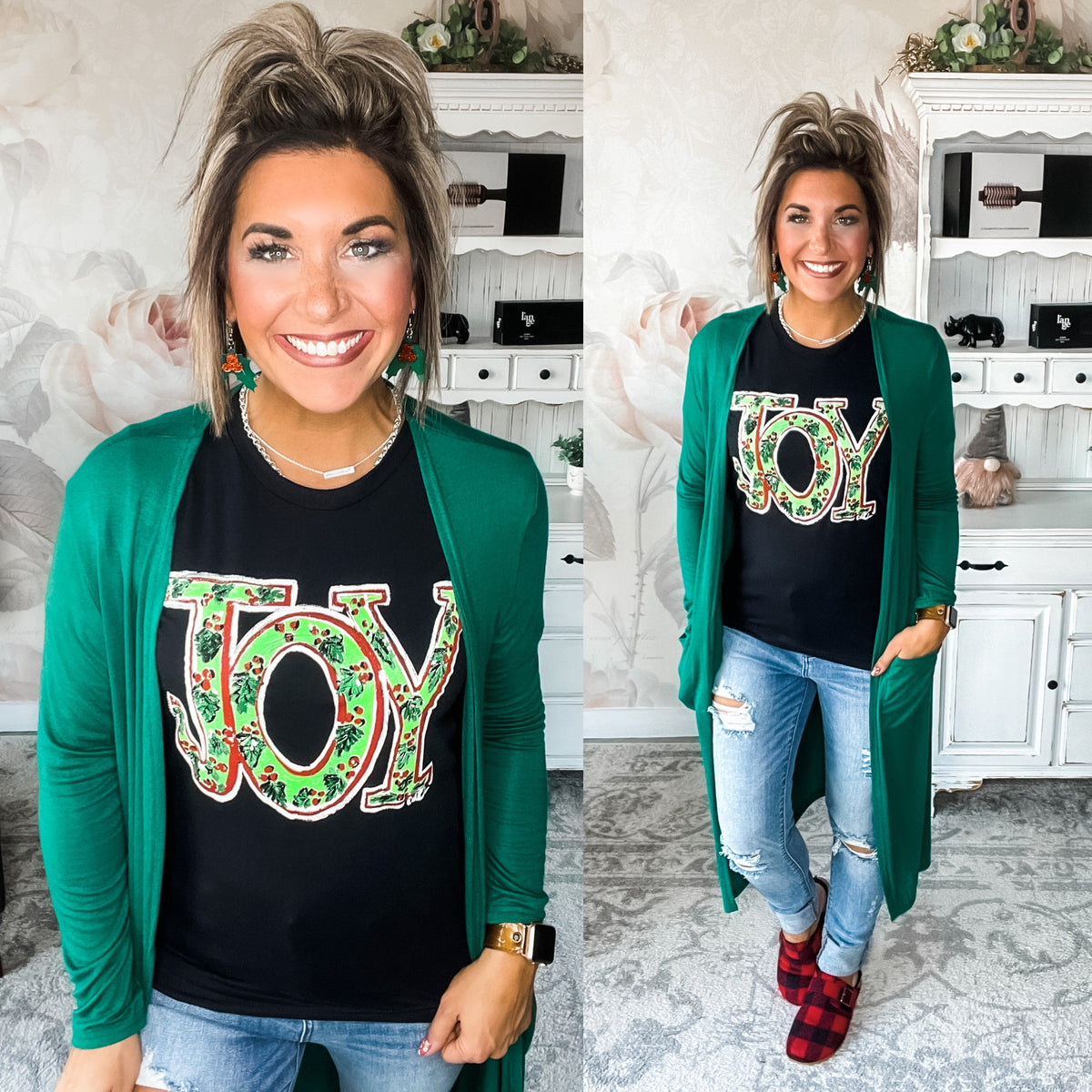 Joy with Holly Graphic Tee