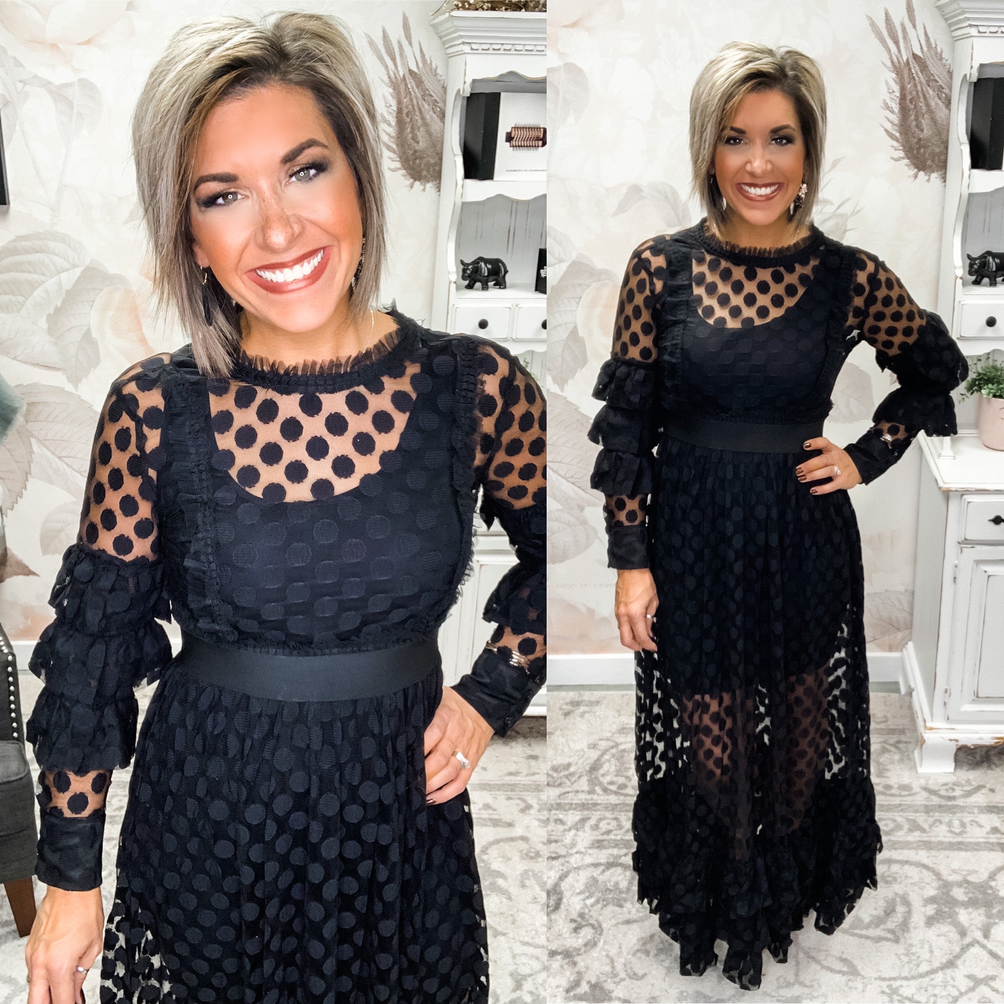 Come A Little Closer Sheer Dress