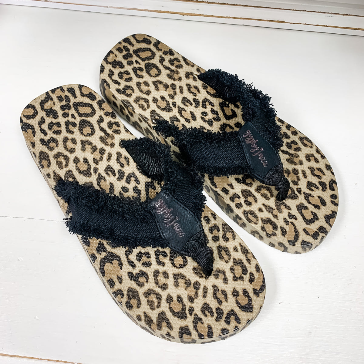 Tallulah Flip Flop Sandals - Black