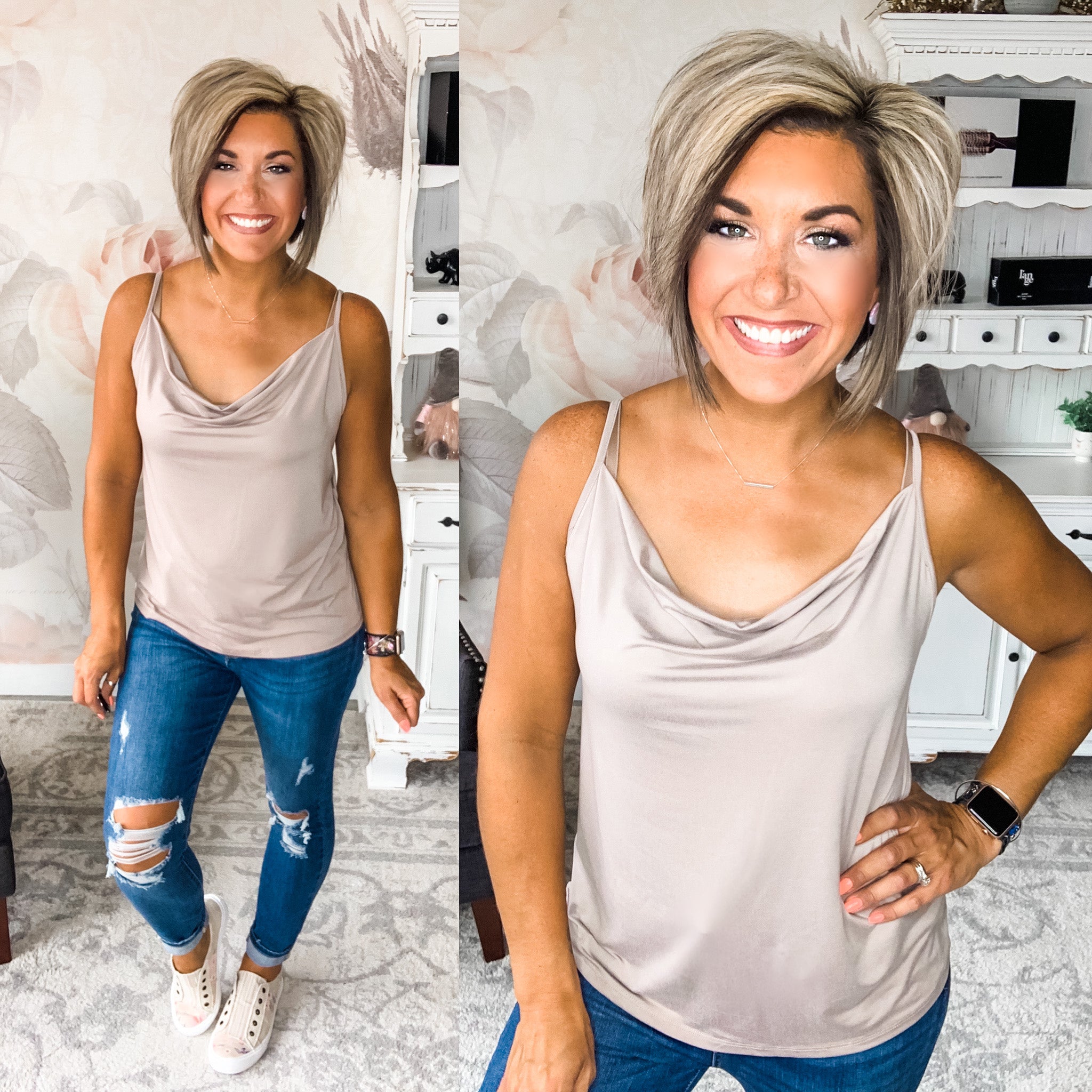 Wake You Up Camisole - Taupe