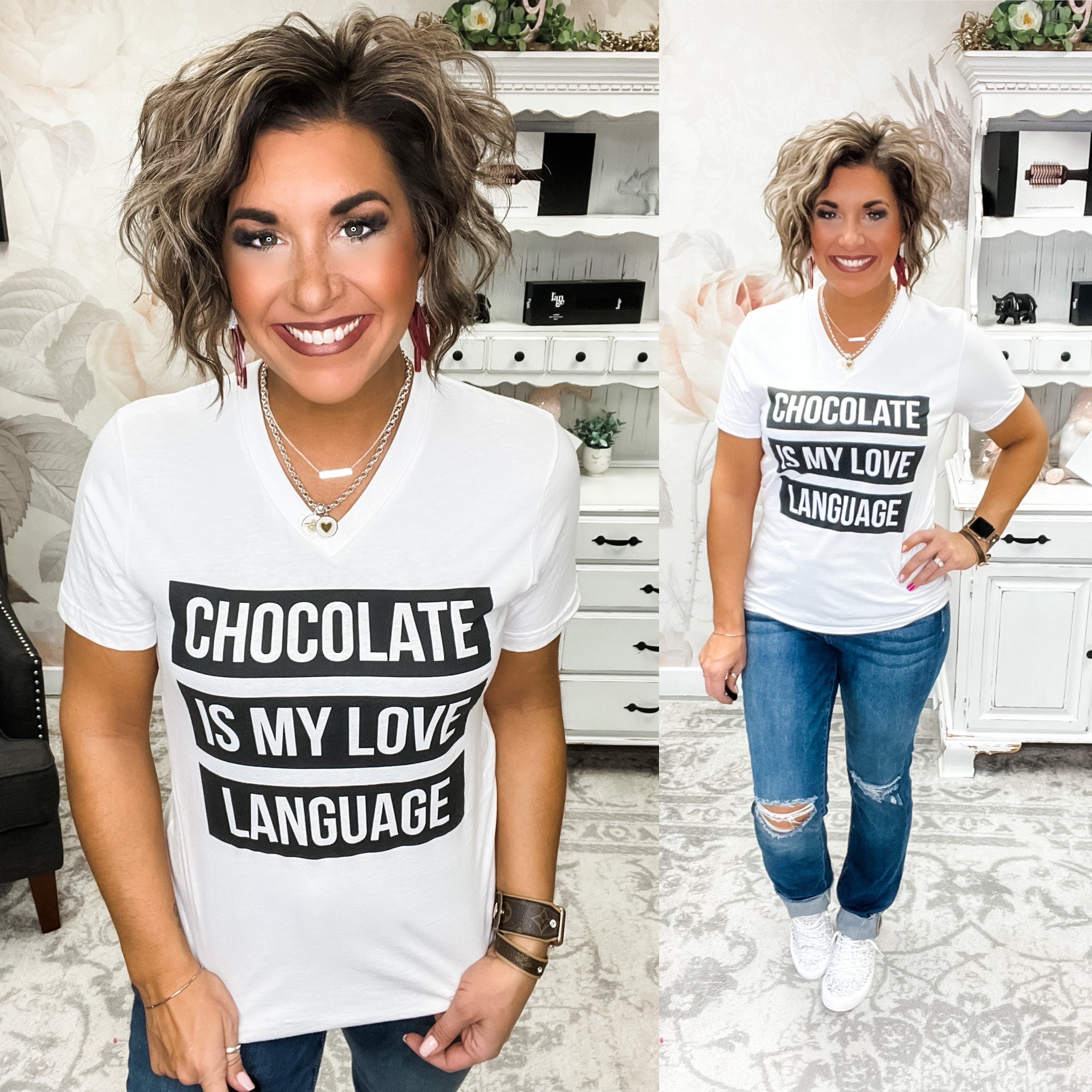 Chocolate is My Love Language Graphic Tee