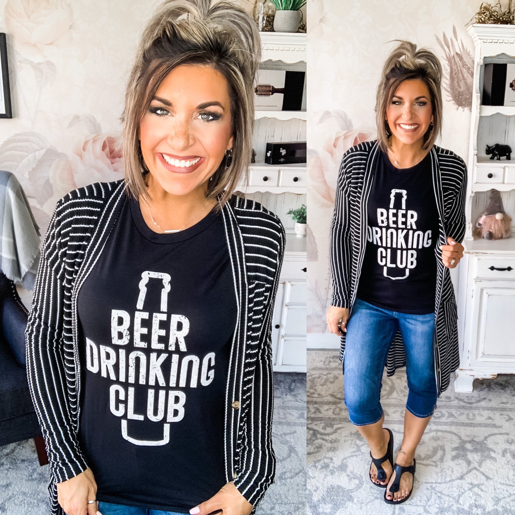 Beer Drinking Club Graphic Tee