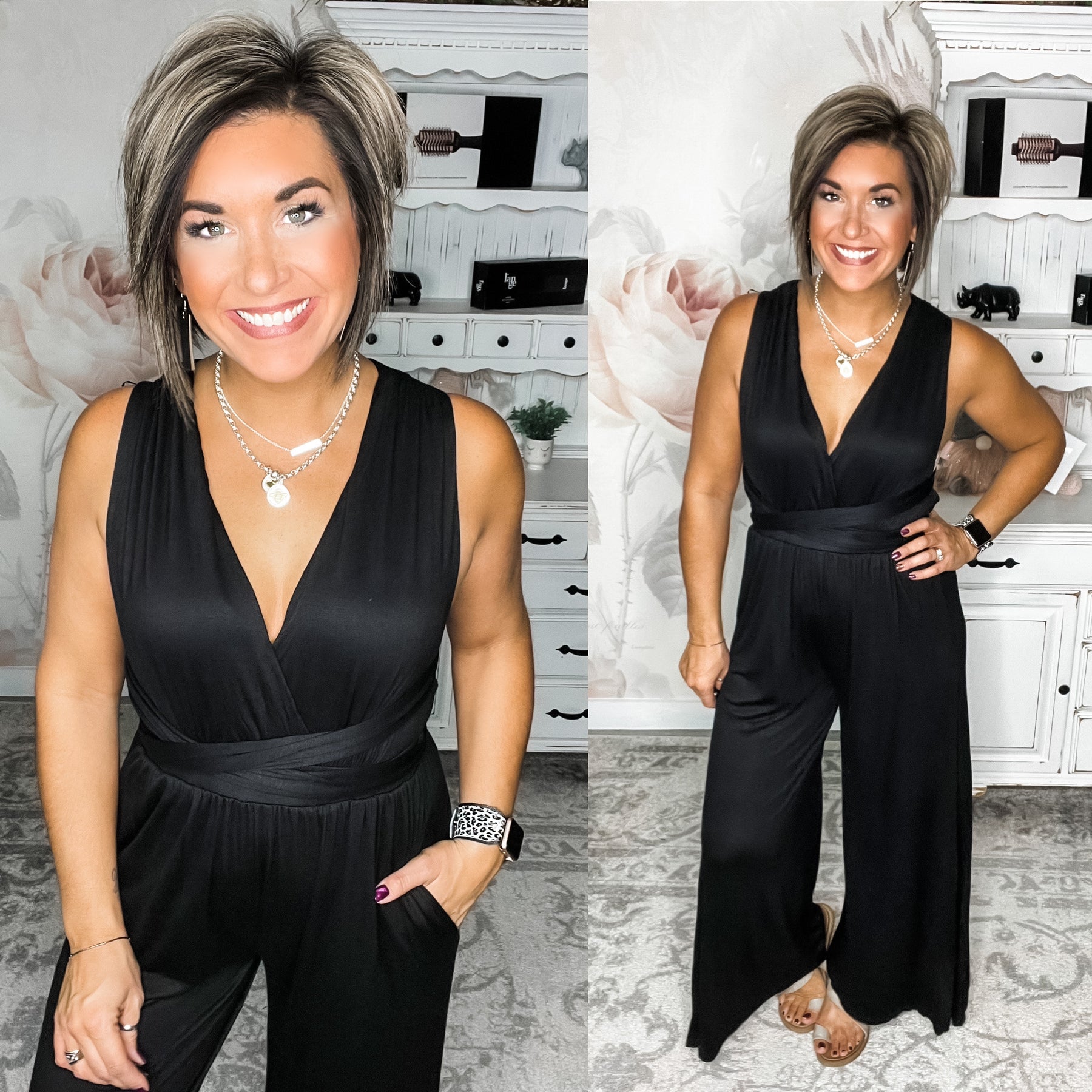 Inevitably Perfect Convertible Jumpsuit - Black