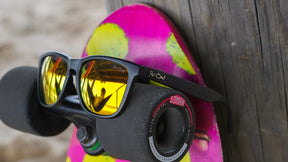 FarOut Sunglasses - Black Premium Orange Lens