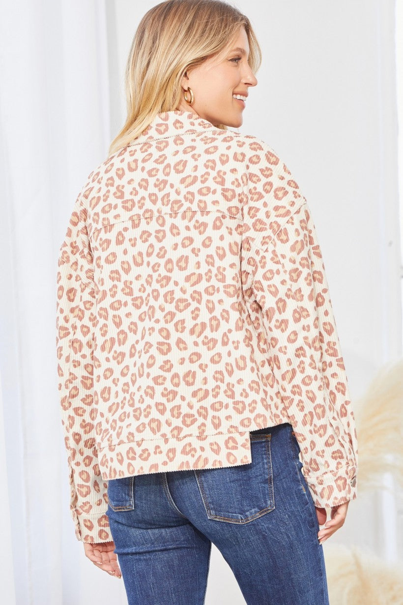 Sweet Paradise Leopard Shacket