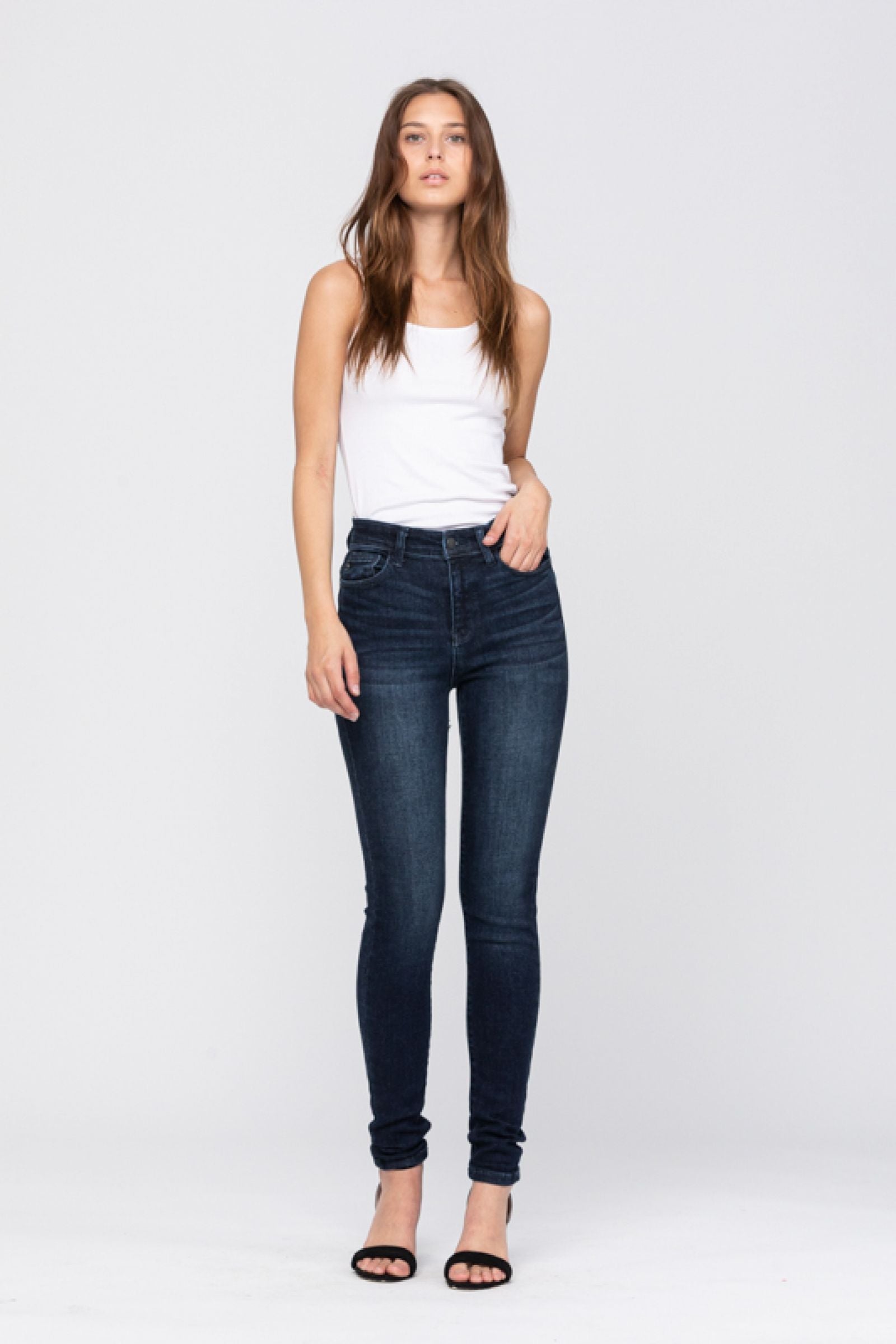 Judy Blue High Waist Dark Skinny Jeans