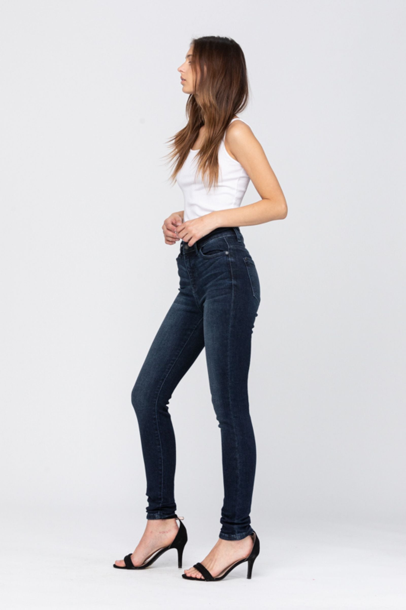 Judy Blue High Waist Dark Skinny Jeans