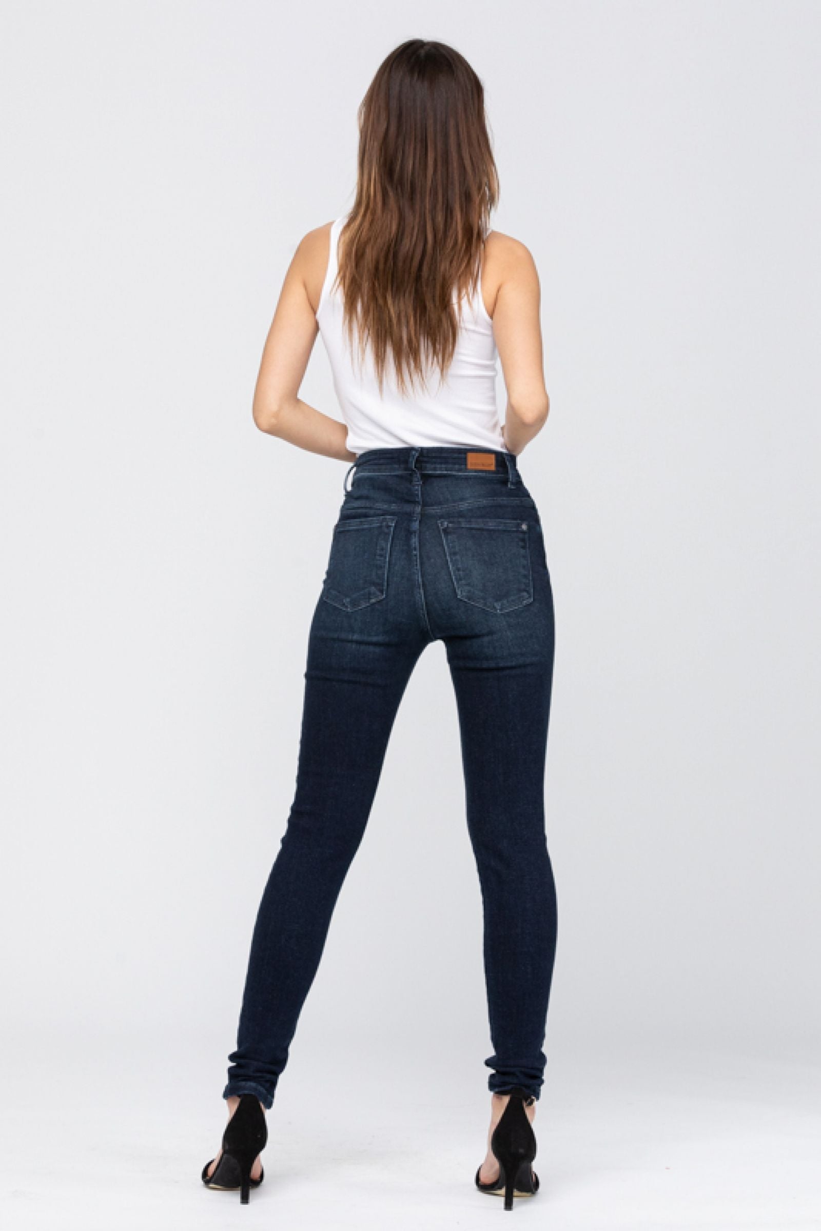 Judy Blue High Waist Dark Skinny Jeans