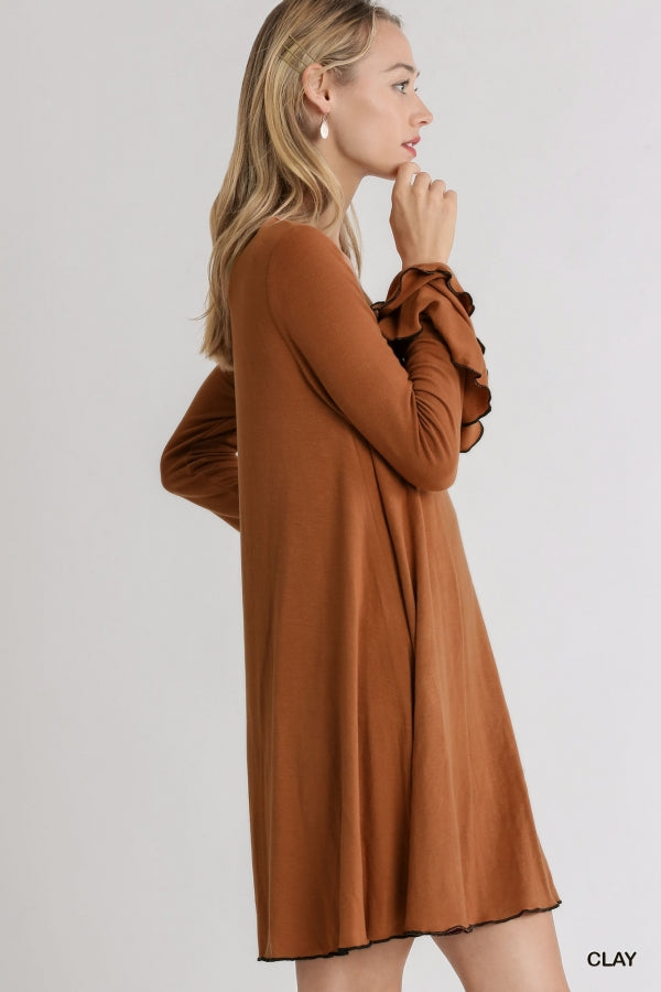 One For All Bell Sleeve Dress
