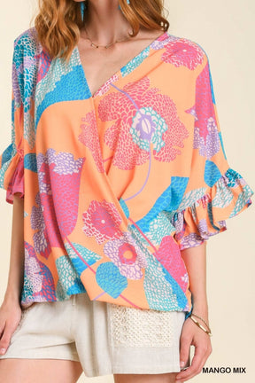 Only With You Blouse - Mango Mix