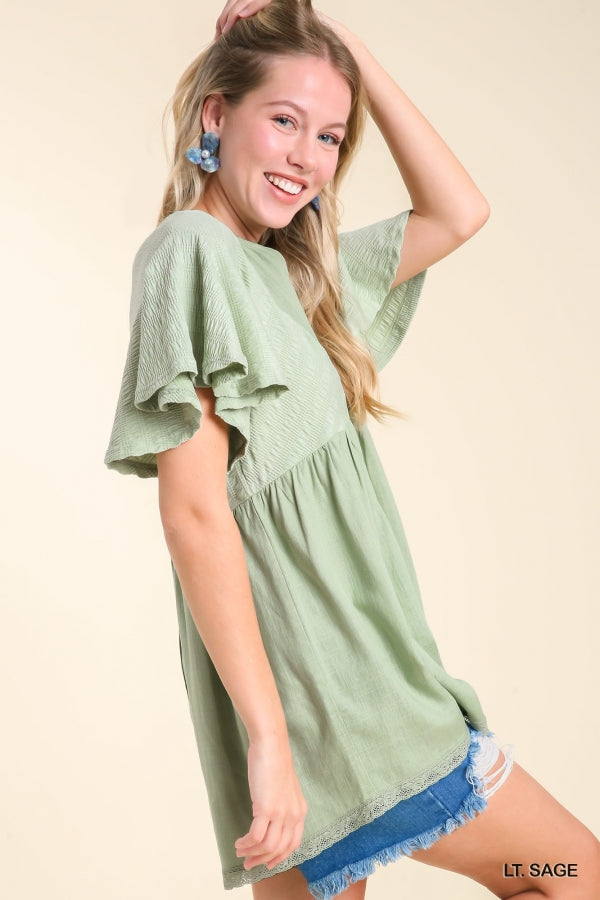 Saving Hope Babydoll Top