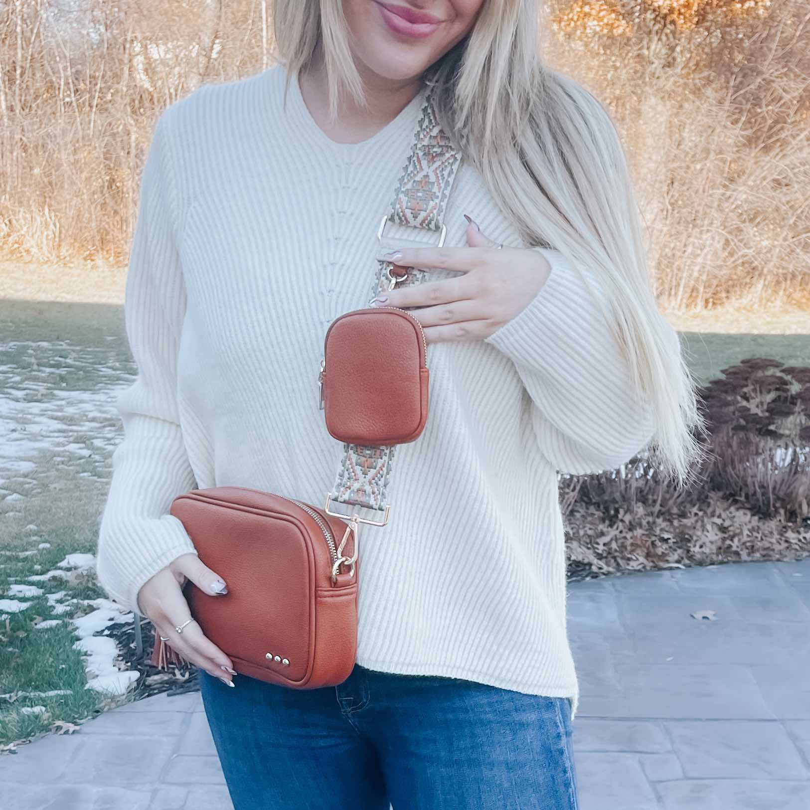 Level Up Pouch Strap - Brown