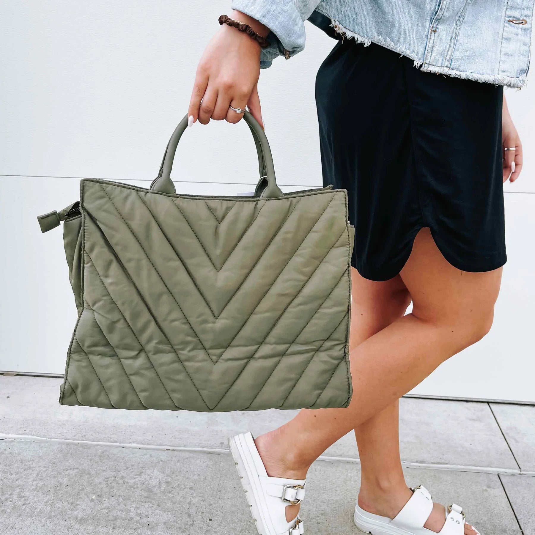 Taylor Falls Tote Bag - Olive